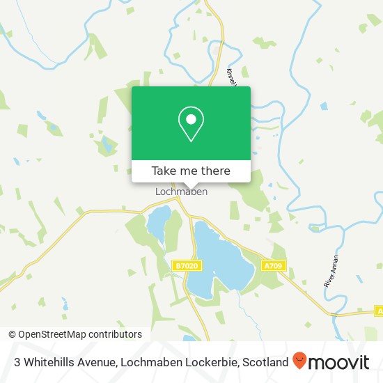 3 Whitehills Avenue, Lochmaben Lockerbie map