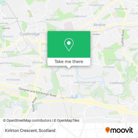 Kirkton Crescent map