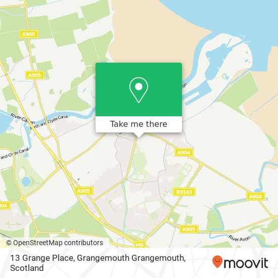 13 Grange Place, Grangemouth Grangemouth map