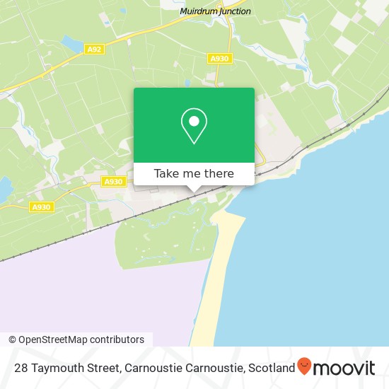 28 Taymouth Street, Carnoustie Carnoustie map