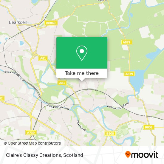 Claire's Classy Creations map