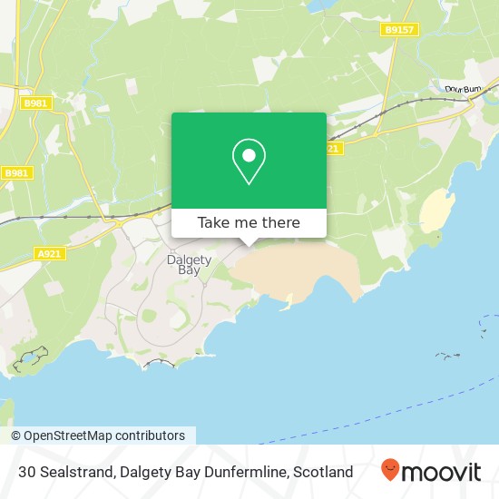 30 Sealstrand, Dalgety Bay Dunfermline map