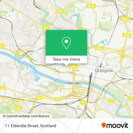 11 Elderslie Street map