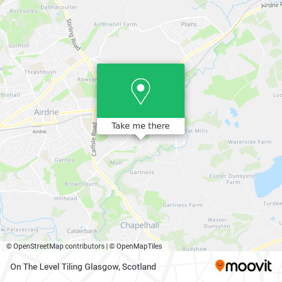 On The Level Tiling Glasgow map