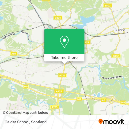 Calder School map