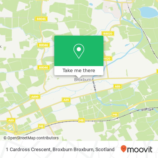 1 Cardross Crescent, Broxburn Broxburn map