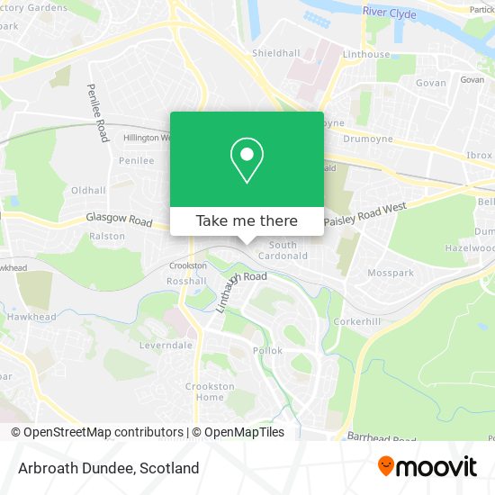 Arbroath Dundee map