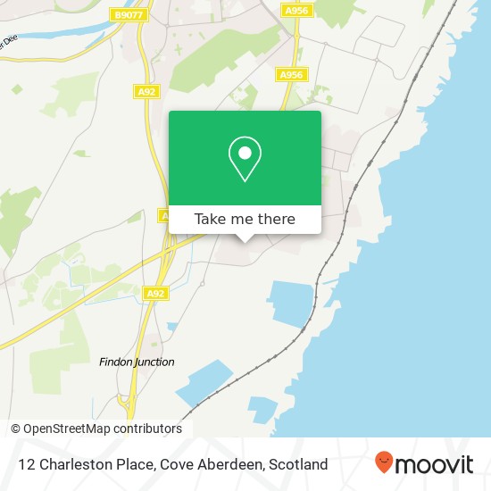 12 Charleston Place, Cove Aberdeen map