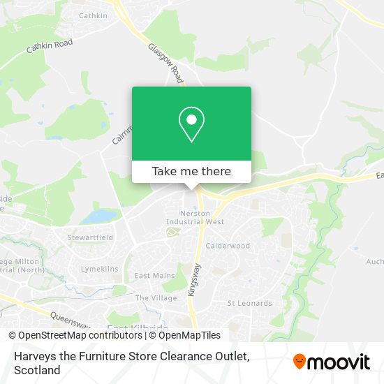Harveys the Furniture Store Clearance Outlet map