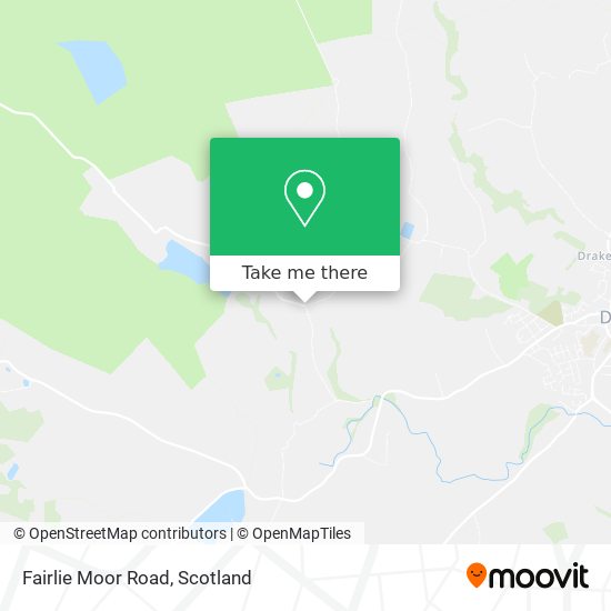 Fairlie Moor Road map