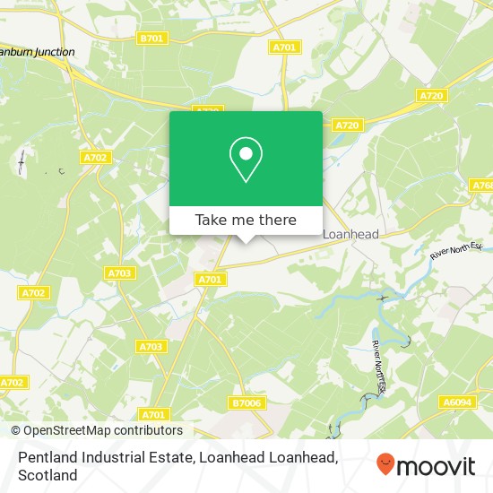 Pentland Industrial Estate, Loanhead Loanhead map