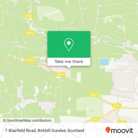 7 Blairfield Road, Birkhill Dundee map