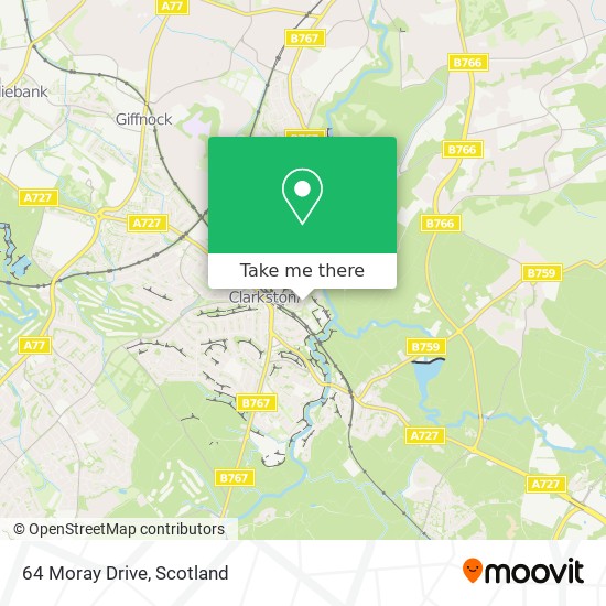 64 Moray Drive map
