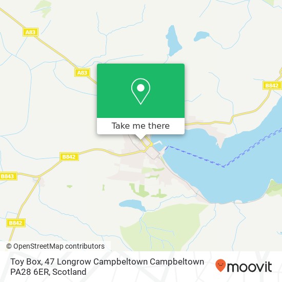 Toy Box, 47 Longrow Campbeltown Campbeltown PA28 6ER map