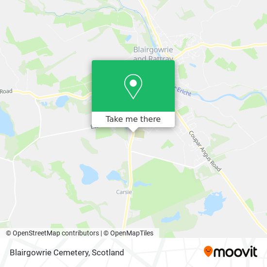 Blairgowrie Cemetery map