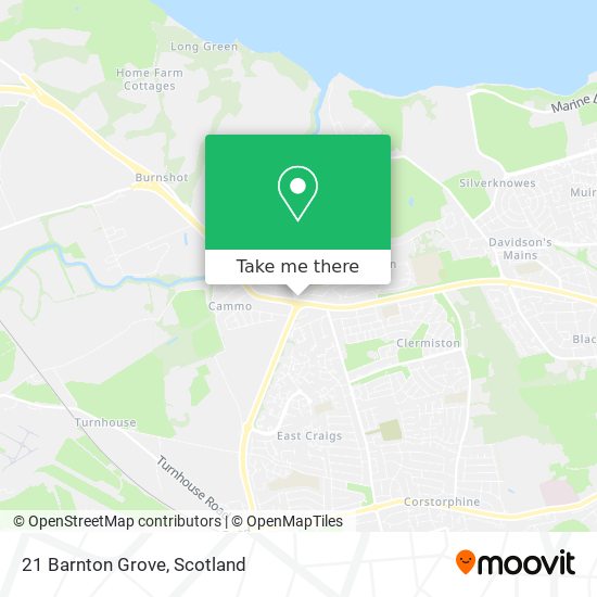 21 Barnton Grove map