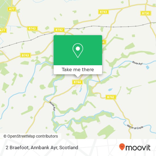 2 Braefoot, Annbank Ayr map