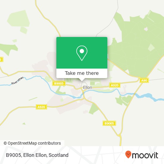 B9005, Ellon Ellon map