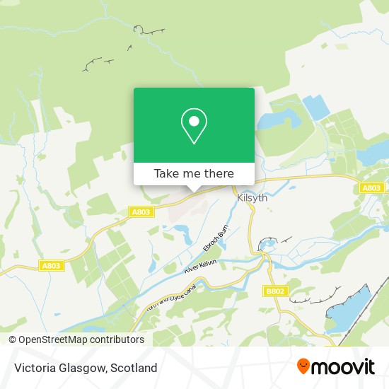 Victoria Glasgow map