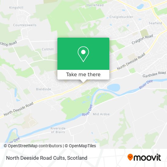 North Deeside Road Cults map