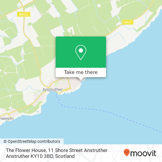 The Flower House, 11 Shore Street Anstruther Anstruther KY10 3BD map