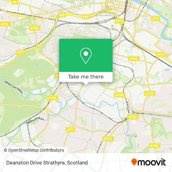 Deanston Drive Strathyre map