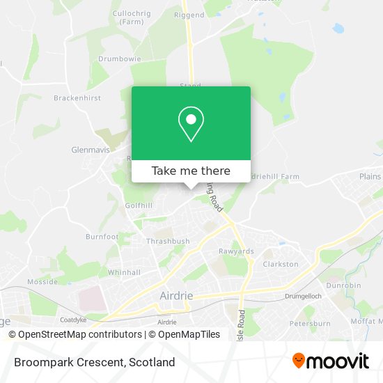 Broompark Crescent map