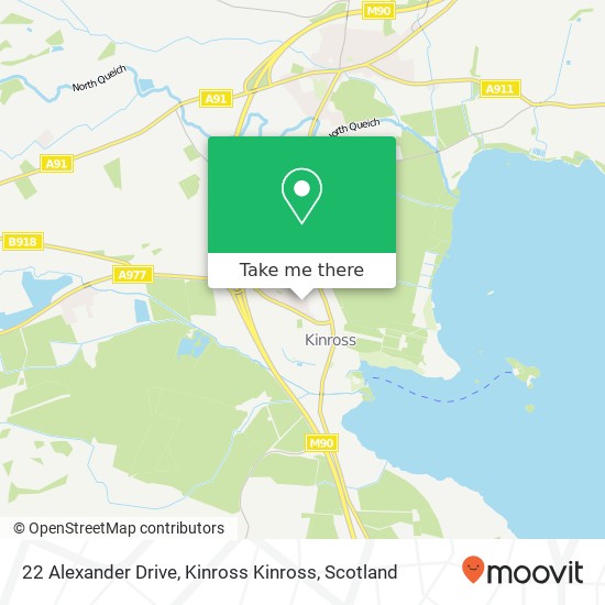 22 Alexander Drive, Kinross Kinross map