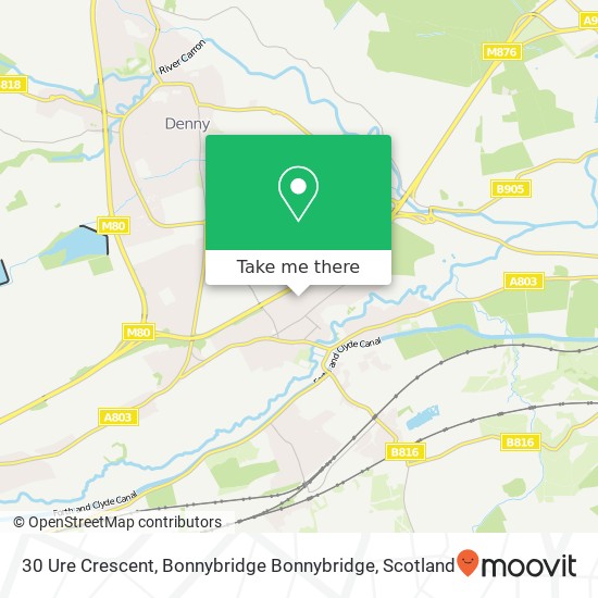 30 Ure Crescent, Bonnybridge Bonnybridge map