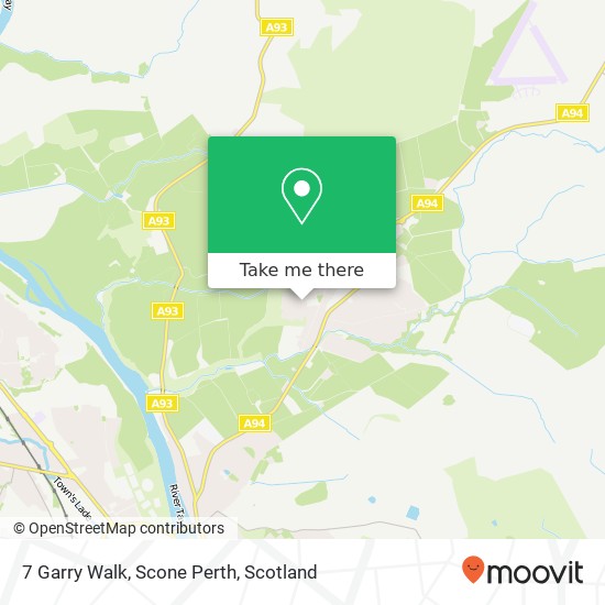 7 Garry Walk, Scone Perth map