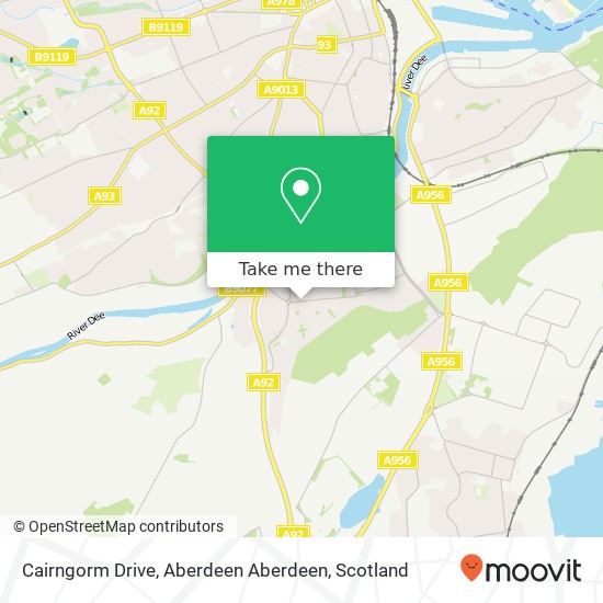 Cairngorm Drive, Aberdeen Aberdeen map