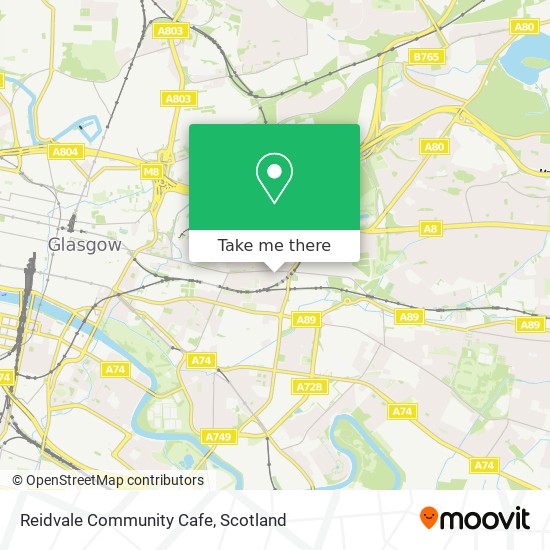 Reidvale Community Cafe map