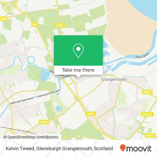 Kelvin Tweed, Glensburgh Grangemouth map