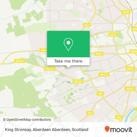 King Stronsay, Aberdeen Aberdeen map