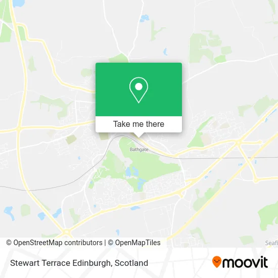 Stewart Terrace Edinburgh map