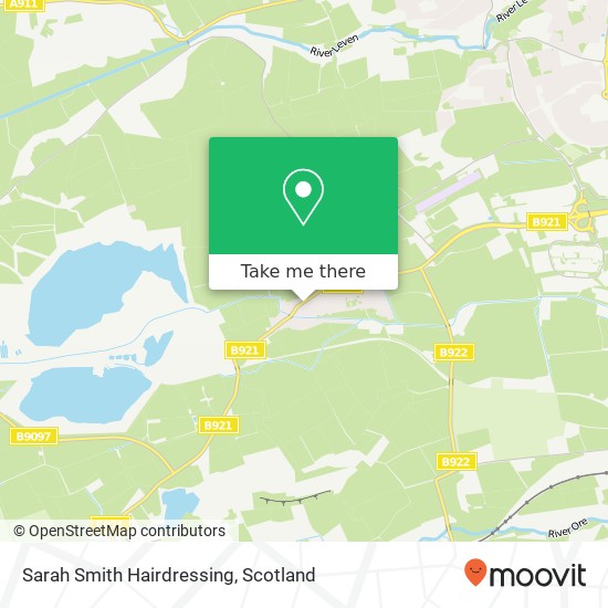 Sarah Smith Hairdressing map