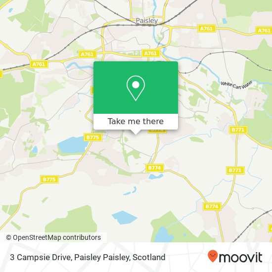 3 Campsie Drive, Paisley Paisley map