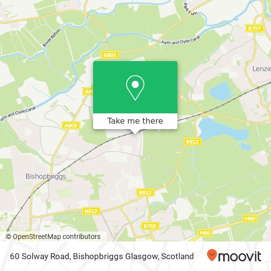 60 Solway Road, Bishopbriggs Glasgow map