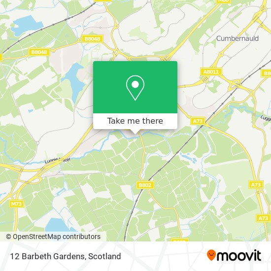 12 Barbeth Gardens map