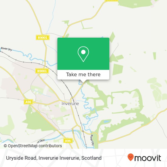 Uryside Road, Inverurie Inverurie map