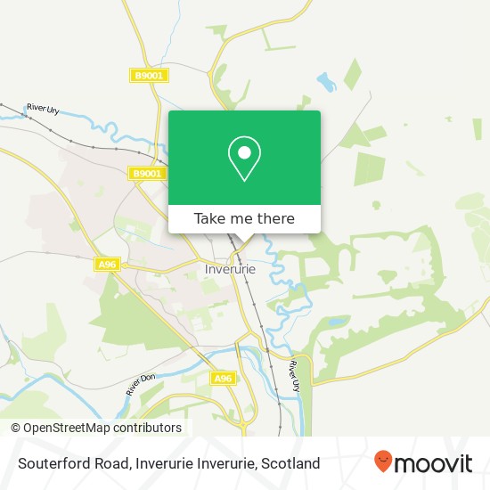 Souterford Road, Inverurie Inverurie map