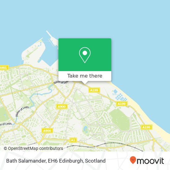 Bath Salamander, EH6 Edinburgh map