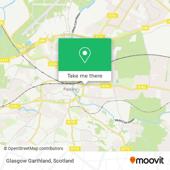 Glasgow Garthland map