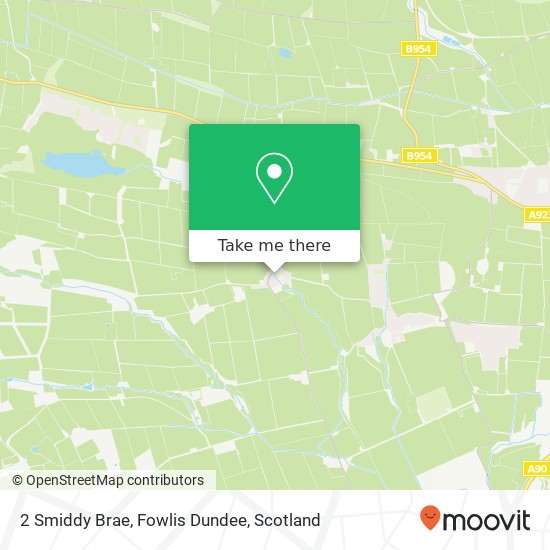 2 Smiddy Brae, Fowlis Dundee map