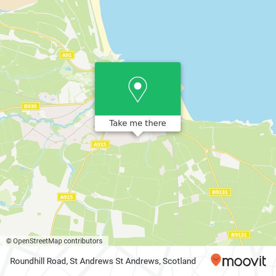 Roundhill Road, St Andrews St Andrews map
