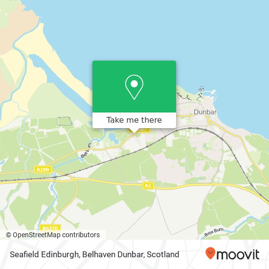 Seafield Edinburgh, Belhaven Dunbar map