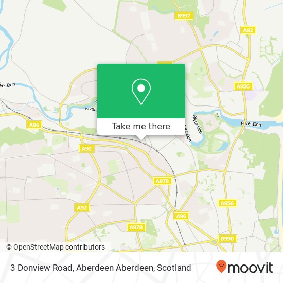 3 Donview Road, Aberdeen Aberdeen map