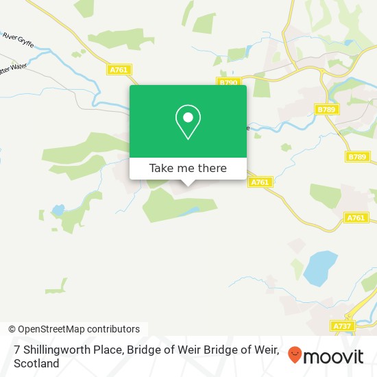 7 Shillingworth Place, Bridge of Weir Bridge of Weir map