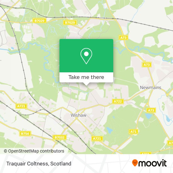 Traquair Coltness map