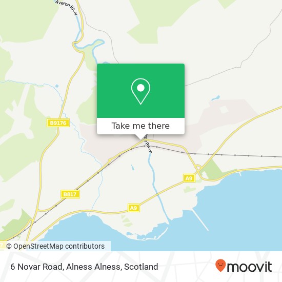 6 Novar Road, Alness Alness map